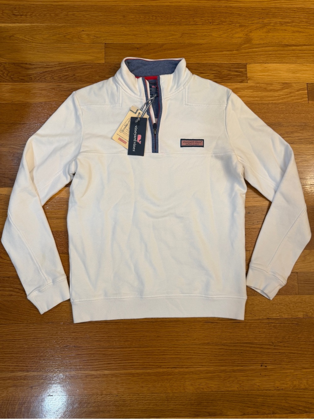 Vineyard Vines Classic Shep Shirt in Jost Van White - Size XS NWT